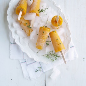 Mango Sorbet with Lemon Thyme
