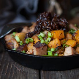 Smoked Ham & Green Apple Hash