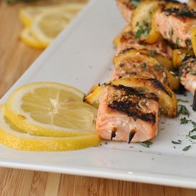 Spiced Salmon Kebabs