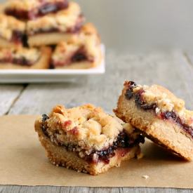 Raspberry Crumb Bars