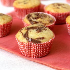 Nutella Swirl Cupcakes