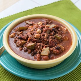 Meat and Summer Vegetable Chili