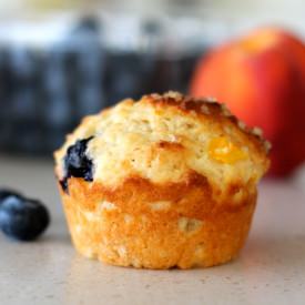 Peach and Blueberry Muffins