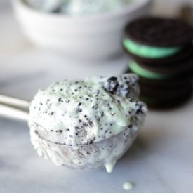 Easy Cookies ‘n Mint Ice Cream