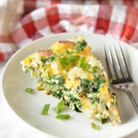 Rainbow Chard Egg White Frittata