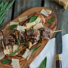 Lamb and Porcini Kebabs