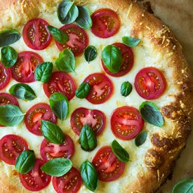 Four Cheese Caprese Pizza