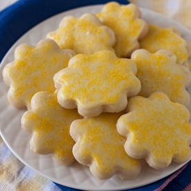 Lemon Shortbread Cookies
