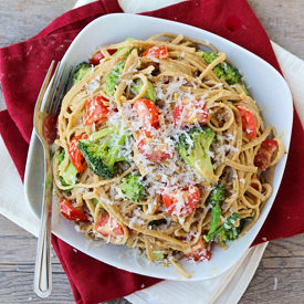 Pasta w/ Chickpea Sauce