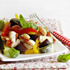 Ratatouille with Scallops