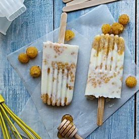 Yellow Raspberry Popsicles