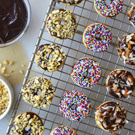 Mini Baked Buttermilk Doughnuts