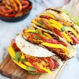 Thai Chicken Fajitas