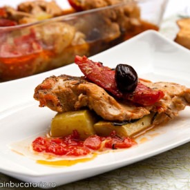 Chicken with Zucchini and Tomatoes