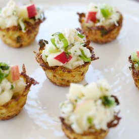 Potato Nests with Gingered Crab