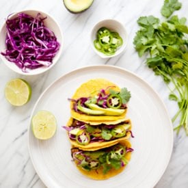 Cilantro Lime Portobello Tacos