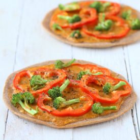 Glutenfree Lentil Rice Crust Pizza