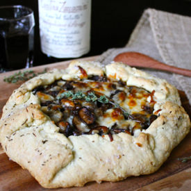Mushroom, Onion & Thyme Galette