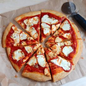 3-Ingredient Whole Wheat Pizza