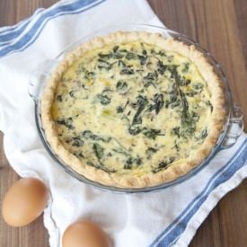 Leek & Swiss Chard Tart
