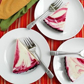 Blackberry Swirl Cheesecake Tart