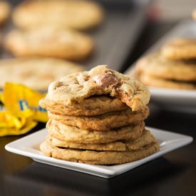 Chewy Butterfinger Cookies