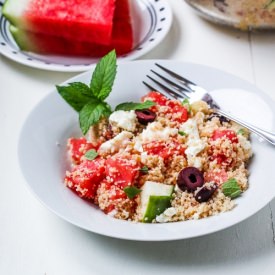 Greek Couscous with Watermelon