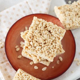 Salted Caramel Rice Krispie Treats