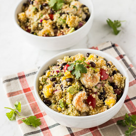 Mango Quinoa Salad w/Shrimp