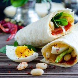 Bean Burritos for Lunch