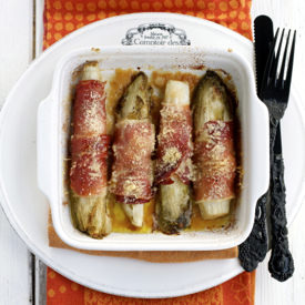 Baked Speck-Wrapped Endives
