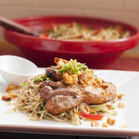 Sticky Pork & Soba Noodle Salad