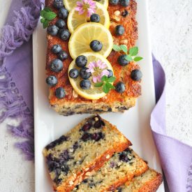 Lemon Blueberry Oatmeal Bread