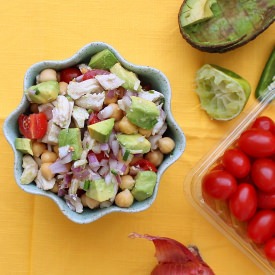 Mexican Chicken Salsa Salad