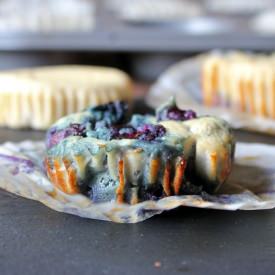 Blueberry Vanilla Pancake Muffins