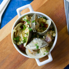 Corn “Chowdered” Clams