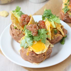 Sweet Potato Nacho Stacks