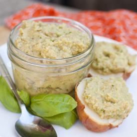 Artichoke Basil Hummus