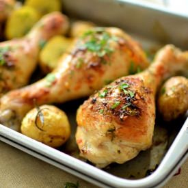 Golden Chicken Drumsticks