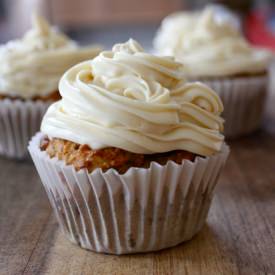 Healthy Carrot Banana Muffins