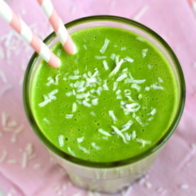 Coconut Pineapple Green Smoothie