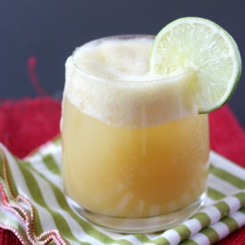 Roasted Pineapple Rum Fizz