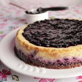 Wild Blueberry Cheesecake