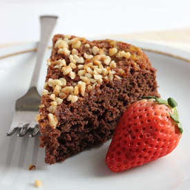 Eggless and Skinny Chocolate Cake
