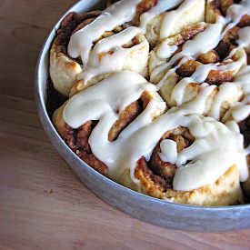 No Yeast Cinnamon Rolls