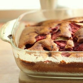 Roasted Strawberry Cake