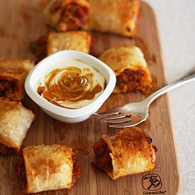 Spicy Turkey Sausage Rolls