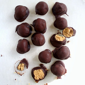 Healthy Peanut Butter Bon Bons