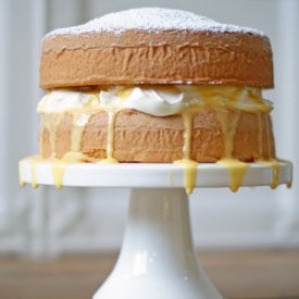 Vanilla and Passionfruit Sponge