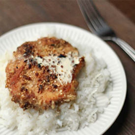 Walnut Crusted Dijon Sauce